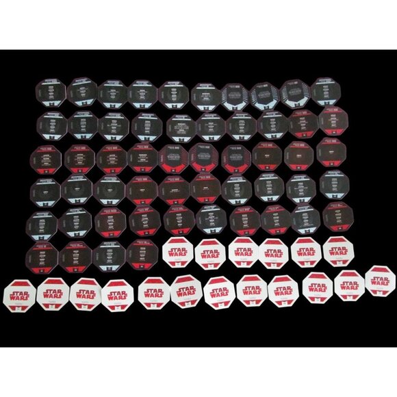 Disney Star Wars Cosmic Shells Complete Set of 72 Cards - Picture 2 of 16